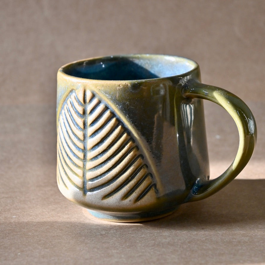 Fern Ceramic Coffee Mug