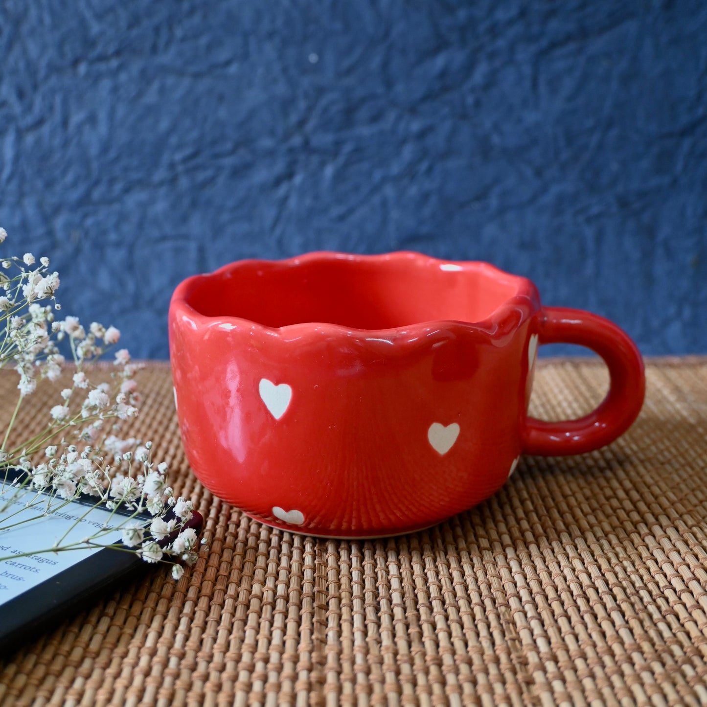 Red Hearts Wavesip Cute Pinterest Mug