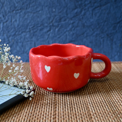 Red Hearts Wavesip Cute Pinterest Mug