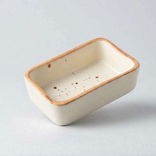 Rustic Speckled Ceramic Trinket Dish