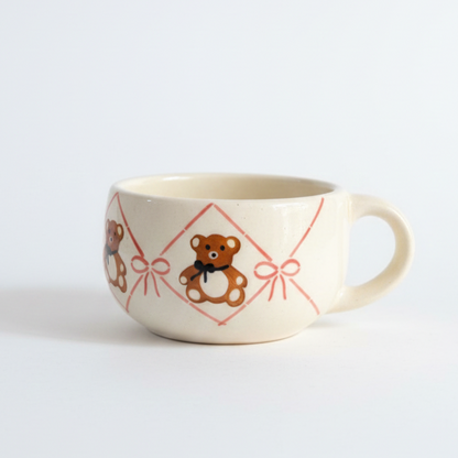 Ribbon Teddy Ceramic Mug