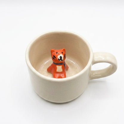 Bade Bhai Ceramic Mug With Cat