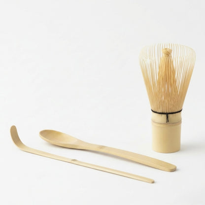 Bamboo Matcha/ Ube Whisk Set (Chasen & Chashaku)