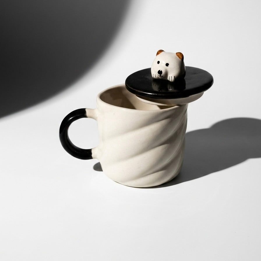 Polar Bear Mug With Lid