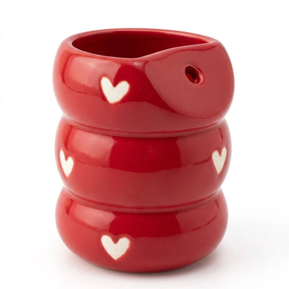 Red Heart Bubble Cute Tumbler
