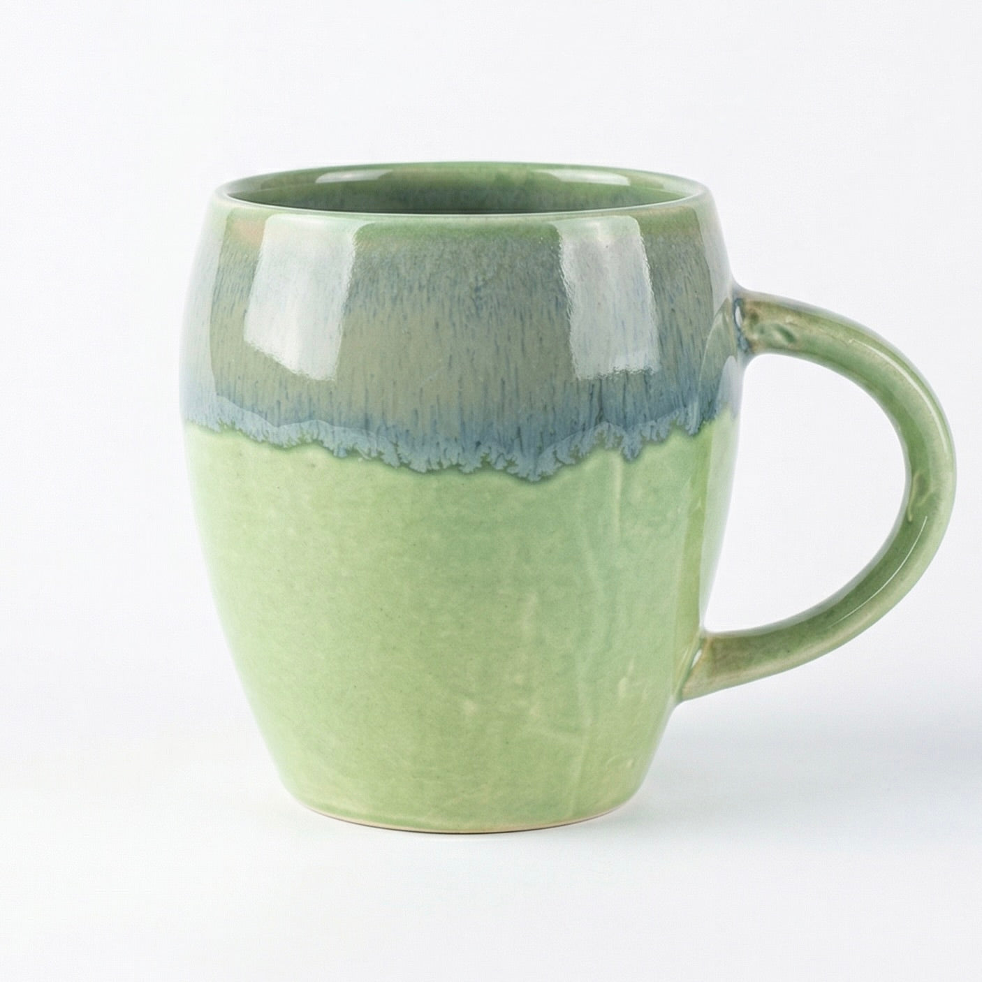 Green Glaze Ceramic Mug
