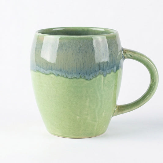 Green Glaze Ceramic Mug