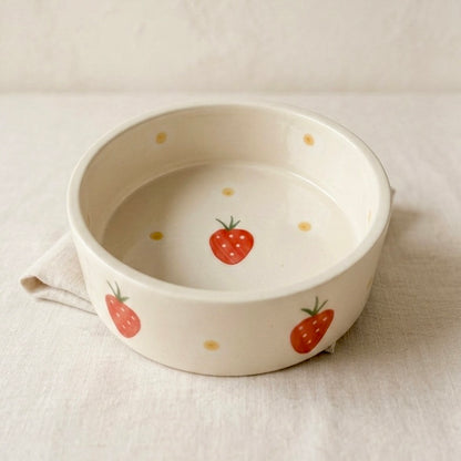 Strawberry Ceramic Bowl