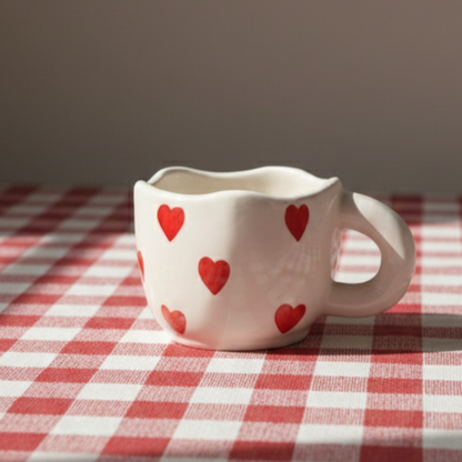 Little Hearts Wavesip Ceramic Cute Cup