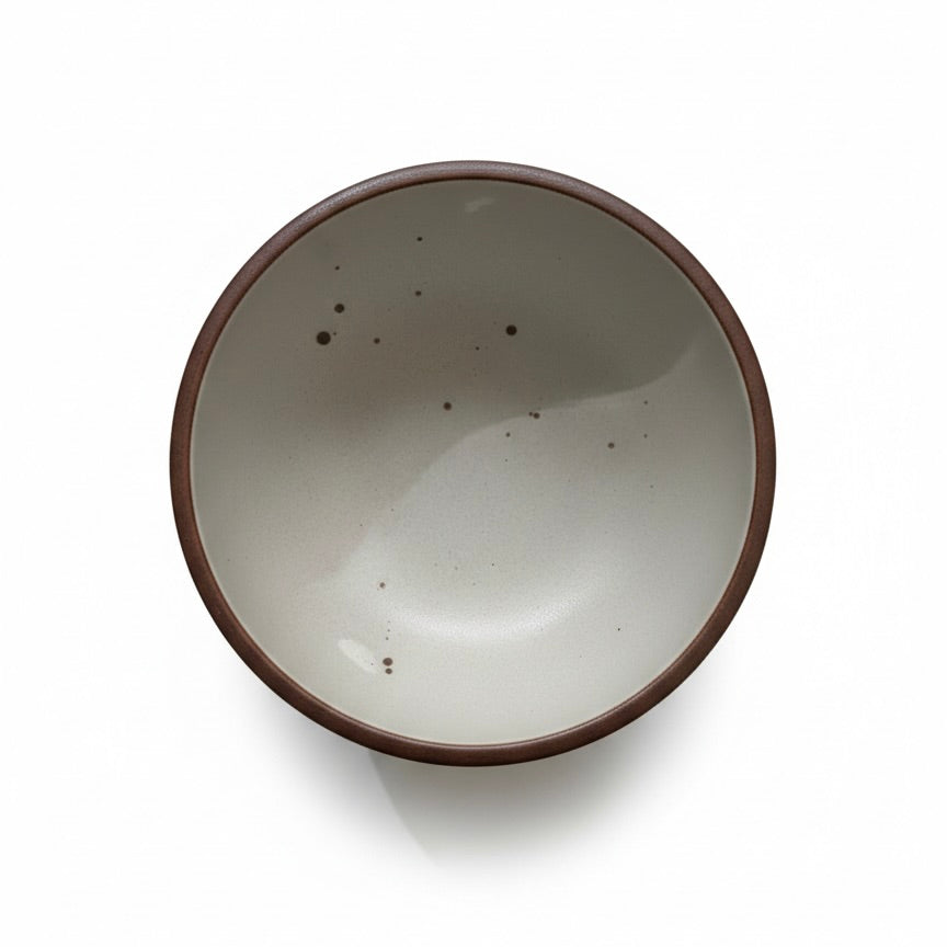 Classic White Ceramic Breakfast Bowl