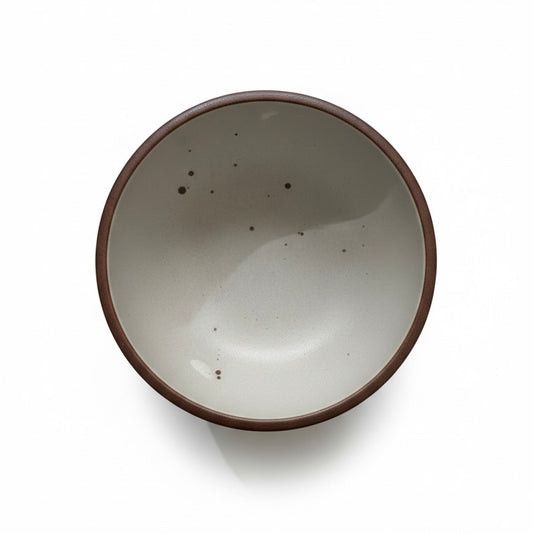 Classic White Ceramic Breakfast Bowl