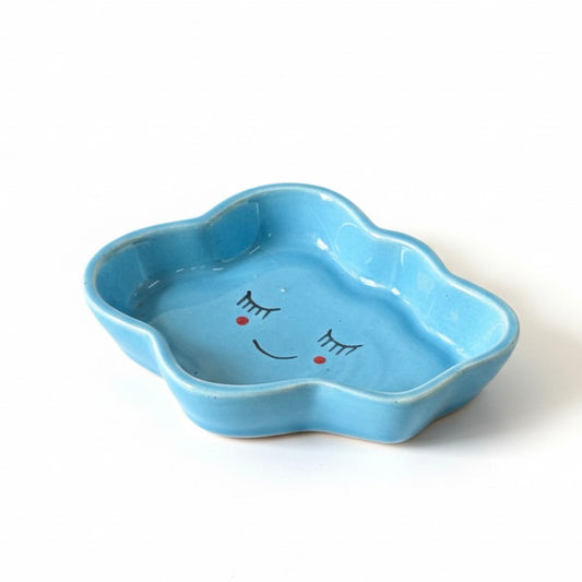 Blue Cloud Ceramic Trinket Dish