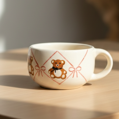 Ribbon Teddy Ceramic Mug