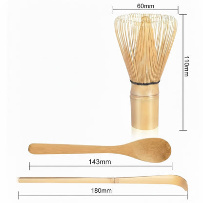 Bamboo Matcha/ Ube Whisk Set (Chasen & Chashaku)