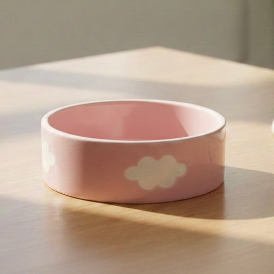Pink Cloud Handmade Breakfast Bowl