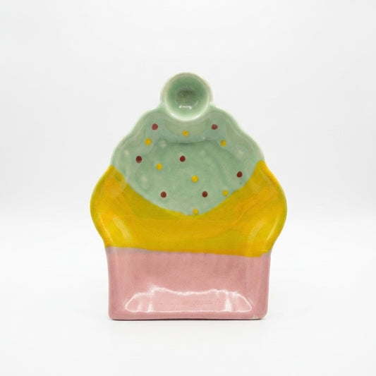 Cupcake Ceramic Trinket Dish