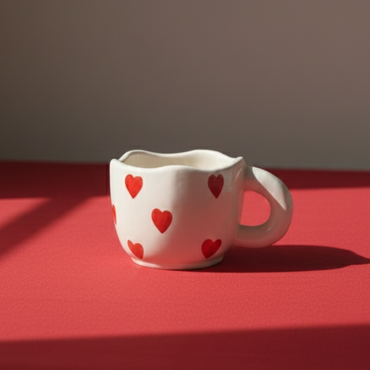 Little Hearts Wavesip Ceramic Cute Cup