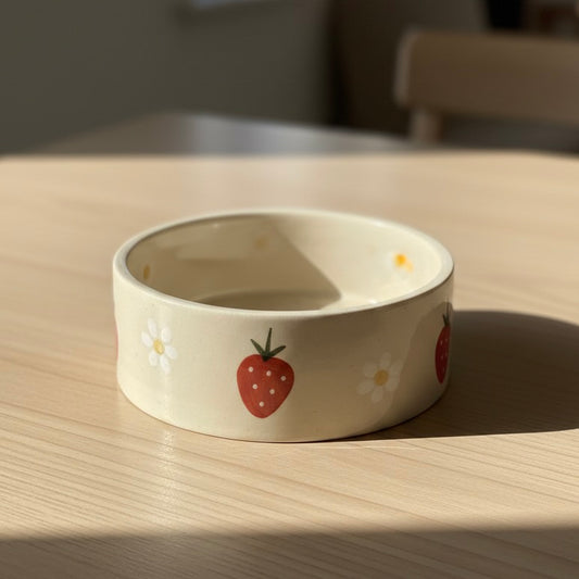 Strawberry Ceramic Bowl