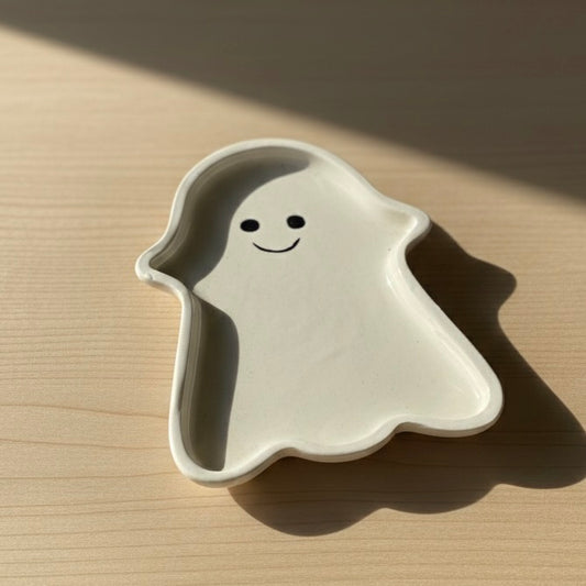 Pookie Ghost Mug & Plate Ceramic Set