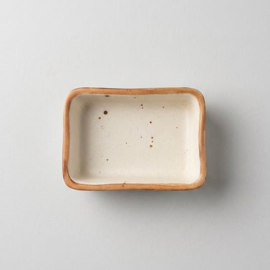 Rustic Speckled Ceramic Trinket Dish