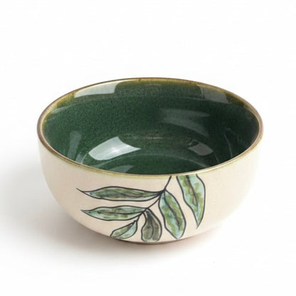 Olive Leaf Ceramic Bowl