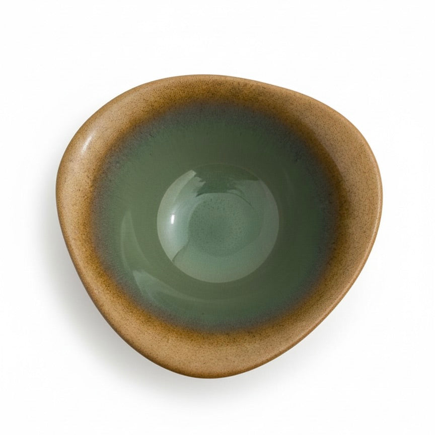 Green Artistic Ceramic Bowl