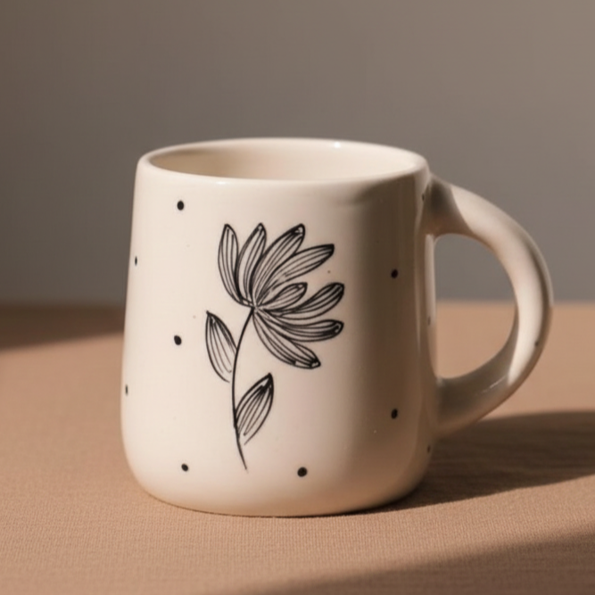 Minimalist Bloom Mug