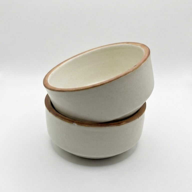 Classic Ceramic Snack Bowl Set of 2