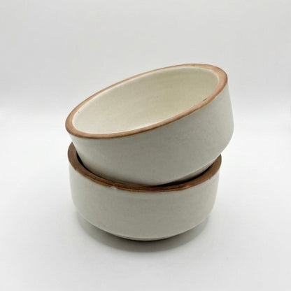 Classic Ceramic Snack Bowl Set of 2
