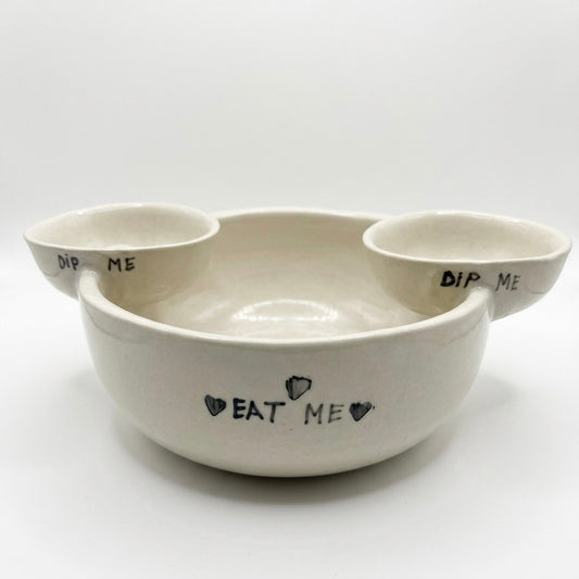 Dip Me Ceramic Snack Bowl