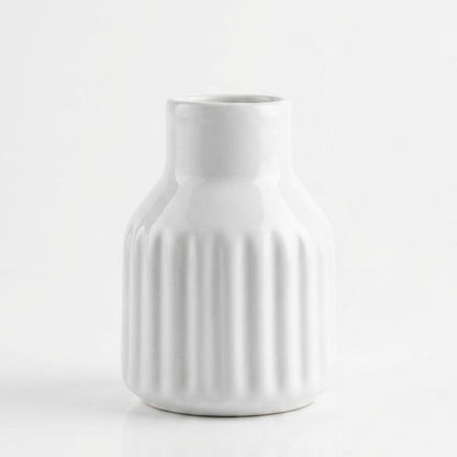 White Bud Ceramic Vase