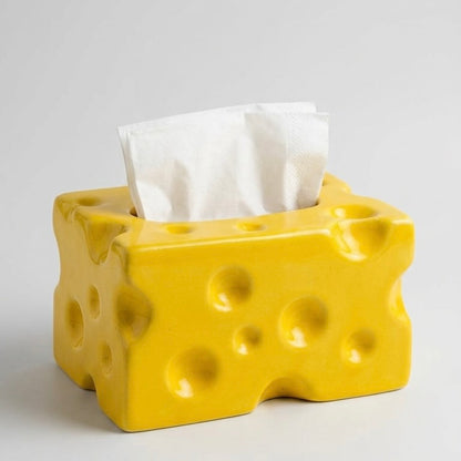 Cheese Ceramic Tissue Box