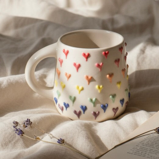 The Rainbow Love Texture Mug