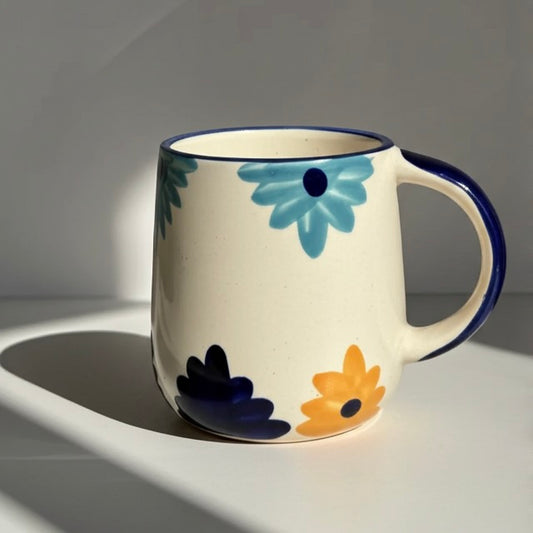 The Retro Bloom Speckled Mug