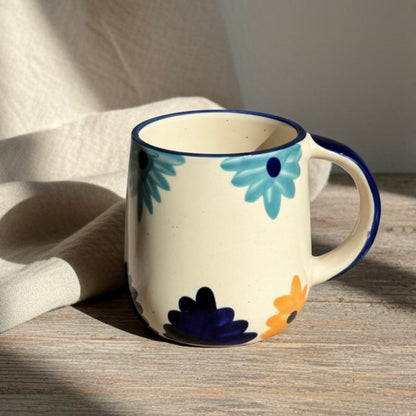 The Retro Bloom Speckled Mug