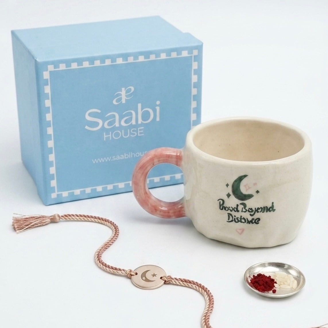 Bond Beyond Distance Ceramic Mug - Rakhi Gift