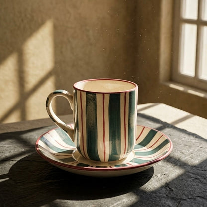 Classic Stripe Cup & Saucer