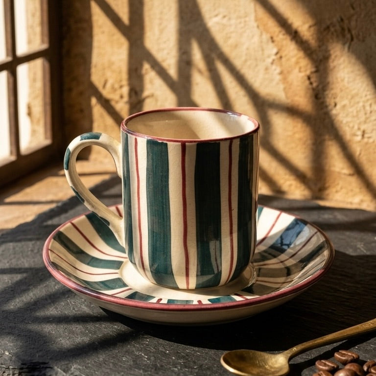 Classic Stripe Cup & Saucer