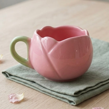 Tulip Bloom Ceramic Mug
