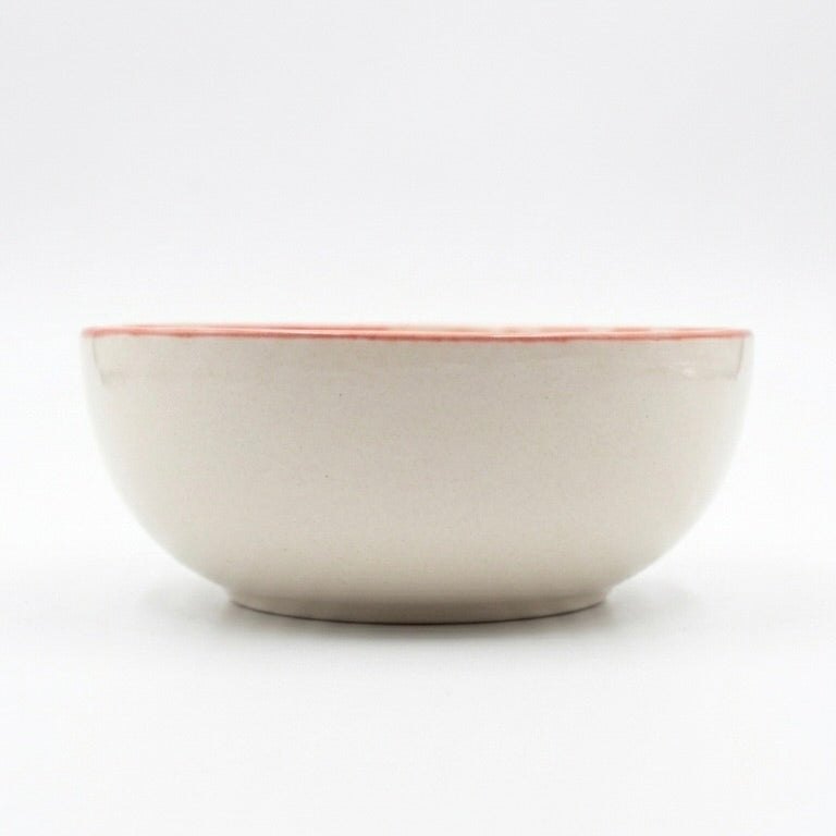 Strawberry Swirl Ceramic Bowl