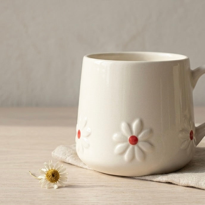 Daisy Bloom Ceramic Mug