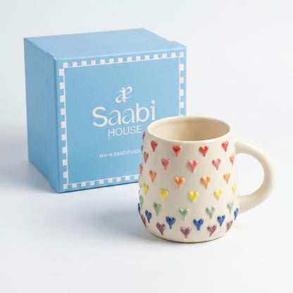 The Rainbow Love Texture Mug