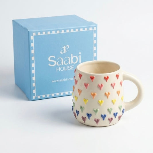 The Rainbow Love Texture Mug