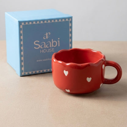 Red Hearts Wavesip Cute Pinterest Mug