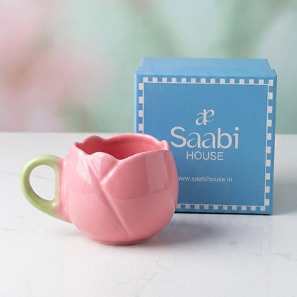 Tulip Bloom Ceramic Mug