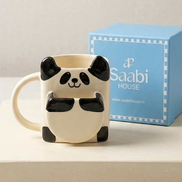 Cute Panda With Pocket Ceramic Mug